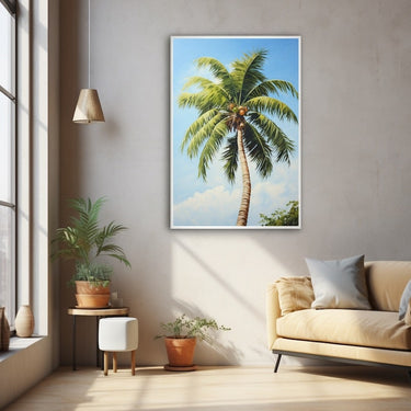 Acrylic Painting of Palm Trees